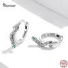 Hoop Huggie Classic Snake Ear Buckles for Women 925 Sterling Silver Vintage Animal Lucky Earrings Fashion Anniversary Jewelry 231005