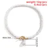 Chokers Lacteo Bohemian TeardropShaped Imitation Perlen Anhänger Halskette Für Frauen Hip Hop Perlen Kette Choker Halskette Schmuck Geschenke 231006