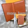 women men Designer Card Holder Passport Purses Credit Coin holder lady Wallet Flower printing Card Holder real Leather unisex Purse Covers For Passports holder