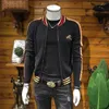 Men s Vests 2023 embroidery knitted cardigan spring and autumn high end slim fashion with long sleeve sweater coat 231005