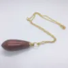 Gold Necklace Colorful Natural Wood Smoking Dabber Spoon Shovel Nails Scoop Waterpipe Hookah Oil Rigs Cigarette Snuff Snorter Sniffer Bottle Pendant Holder DHL