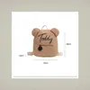 Schultaschen, personalisierte Bären-Rucksäcke, individueller Name, tragbarer Kinder-Reise-Einkaufsrucksack, niedlich geformter Schulterrucksack 231005