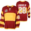 Aangepaste naamnummer Heritage Classic 2011 Vintage Hockey 12 Jarome Iginla Jersey Al MacInnis Sean Monahan Elias Lindholm Johnny Gaudreau Warm-Up Hockey Jerseys