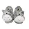 Pantoufles Y Totoro Mignon Chat Dessin Animé Animal Femmes/Hommes Couples Maison Pantoufle Pour Maison Intérieure Chambre Appartements Confortable Chaud Hiver Sho