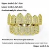 Labret Lip Piercing Jewelry Grillz Dental Grills New Hip Hop Teeth Tooth Copper Zircon Crystal Halloween Jewelry Gift Wholesale For R Dhcqx