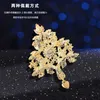 Designer luxe broche fantasie engel emaille kerstboom hanger armband pin kleurrijke diamant vintage droomfee borst bloemaccessoires