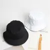 BERETS 2023 Palm Embroidery Cotton Bucket Hat Fisherman Outdoor Travel Sun Cap Hats for Men and Women 51