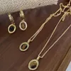 Цепочки из 18-каратного золота с натуральным агатом и жемчугом, ожерелье-цепочка, двухслойное ожерелье для женщин, натуральный тигровый глаз, камень, кристалл