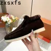 Dress Shoes Winter Fur Shoes Women KidSuede Warm Ankle Snow Boots High Top Flat Casual Walk Shoes Slip On Men Women Loafers 231006