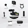 Sportowa akcja kamer wideo 4K kamera Ultra HD 56MP Blog dla 18 x cyfrowy IR Nocne wizję WiFi z Microfon 231006