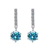 Boucles d'oreilles papillon baiser en 1 pour femmes, bijoux de mariage en diamant scintillant, accessoires en argent Sterling 925, 231005