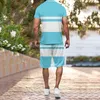 Heren trainingspakken Herenmode T-shirt met korte mouwen en shorts Set Zomer 2-delige outfit