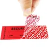 Overige decoratieve stickers Rode zelfklevende etiketten Fraudebestendige stickersSeals Garantie ongeldig zegel Labelsticker met uniek serienummer Hoog veiligheidslabel 231005