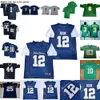 Maillots de football Maillot de football irlandais de combat personnalisé NCAA College Michael Floyd Manti Teo Josh Adams Owusu-Koramoah Claypool Nelson Mike McGlinchey Fuller