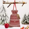 Decorazioni natalizie Bordo Confezione di moda Borsa per riporre regali Con coulisse Halloween Candy Festival