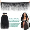 Synthetic Wigs MELODIE 30 40 Inch Curly Human Hair Bundles Brazilian Water Deep Wave 3 4 Raw Double Weft 231006