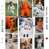 Cosplay Umorden Astronauta kostium kosmiczny Rompers for Baby Boys Toddler Infant Halloween świąteczne przyjęcie urodzinowe