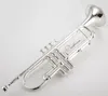 Сделано в Японии, 6335 Bb Trumpet, посеребренный музыкальный инструмент, новый мундштук для трубы профессионального уровня