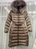 Canada doudounes hommes designer vraie fourrure en plein air designer pardessus coupe-vent vêtements d'extérieur à capuche fourrure doudoune survêtement blanc moelleux long manteau s5