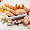 Flores decorativas rosquinhas de pão artificial simulação donut bolo falso padaria sala pogal adereços janela festa de casamento decoração de casa