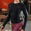 Roupas de Yoga Camisas de Manga Longa Esporte Top Fitness Roupas Desgaste para Mulheres Gym Femme Jersey Mujer Running 231005