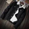 Męskie kurtki hurtowe w rozmiarze Plus S-6xl modne ciepłe polarowe grubość dżinsowa kurtka zimowa moda dżinsowa płaszcz terwearna męska kowboj 231005
