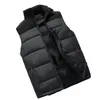 Gilets pour hommes gilet hiver veste sans manches hommes chaud vers le bas gilet sans manches vestes manteau grande taille 4XL222T