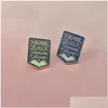 Pins Brooches Jewelry Book Pins Reader Enamel Badges Read Quote Gifts For Students Teachers Lover Drop Delivery