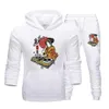 Tokyo heren sets sportkleding casual hoodie set Riot Society print trainingspak streetwear trui met capuchon broek mannen kleding Wholes219a