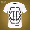 Plein urso t camisa dos homens designer tshirts roupas de marca strass crânio masculino camisetas clássico alta qualidade hip hop streetwear ts252m