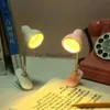 Настольные лампы Мини-книжный светильник Светодиодный зажим Лампа для чтения Ночные огни Книги для чтения Прикроватная тумбочка для спальни Исследование Клип Дизайн Дом Ребенок Студент YQ231006