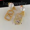 2023Hoop Earings For Women Men Designers Earrings Letters Studs Fashion Jewelry Luxurys Dimond F Earring 925 Silver Boucles Neckla211v