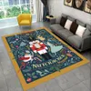 Carpets Nutcracker Christmas Tree Area Rug Carpet Rug for Home Living Room Bedroom Sofa Doormat Decor kids Play Non-slip Floor Mat Gift 231006