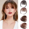 Bangs Clip w Air Bangs Cienkie Fałszywe frędzle Naturalne stragth syntetyczne schludne włosy akcesoria dla dziewcząt Niewidzialne 4 kolory 231006