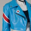 Déguisement Cammy Street Fighter Costume Cosplay femme tenue Halloween manteau cuir bleu et accessoires taille personnaliséecosplay