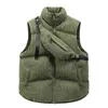 Gilets pour hommes Gilet d'hiver coréen Mode Harajuku Gilet sans manches Hommes Veste épaisse chaude avec sac à dos Manteaux d'automne en velours côtelé 231005