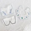 Bibs Burp Cloths 3pcs Summer Thin Cotton Gauze Bib Infant Baby Usporbent Ucorbling Sliva Fail