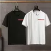 Luxe Casual heren T-shirt New Wear designer Korte mouw 100% katoen hoge kwaliteit geheel zwart en wit maat M-2XL 00246u