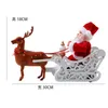 Dekoracje świąteczne pociągnięcie jelenia Muzyka elektryczna Święty Mikołaj zabawki dla dzieci Prezenty świąteczne Pulpit Dekoracje świąteczne Dekoracje świąteczne 231005