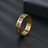 6mm Nieuwe Nordic Viking Letter Holle Titanium Roestvrij Stalen Ring Met Rune Voor Mannen En Vrouwen Sieraden Engagement Bijoux zilveren Sieraden Ringen Groothandel Anillos