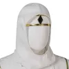 Nouveauté super-héros blanc Oliver Cosplay Costume de combat Costume de Ninja blanc homme Halloween mascarade Outfitcosplay