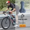 Pantalones cortos con tirantes de ciclismo RION Pantalones cortos de ciclismo para hombre, pantalones cortos con tirantes para Ciclismo masculino, cojín de interfaz elástica, pantalones cortos acolchados de larga distancia para MTB, mallas ajustadas 231005