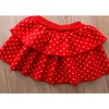 Kleding Sets Humor Beer Meisjes Kleding Set Herfst Gebreide Trui Jas + Polka Dot Rok 2 Stuks Warme Kinderen boog Kleding 230927