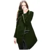 2019 новое модное женское асимметричное пальто, осенняя тонкая куртка, женское темпераментное пальто, свободное длинное пальто-накидка