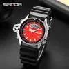 Sanda Fashion Sport Men Quartz Watch Casual Style Watches Waterproof S Shock Man Clock Masculino 3008 210310244D