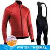 Ensembles de maillot de cyclisme Ensembles de maillot de cyclisme pour hommes en polaire d'hiver vêtements de vélo de montagne vêtements Ropa Ciclismo vêtements de vélo de course combinaison de cyclisme d'équipe 231005