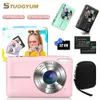 Camcorders Digital Camera Children for Camcorder with 16x Zoom Compact Cameras 1080P 44MP Beginner Pography 231006