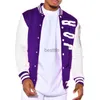 Vestes masculines Ins Hip Hop Casual Baseball Coat Slim Fit Unisexe Uniforme Bomber Vestes pour la tendance de basket-ball masculine Wearl231006