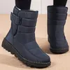 Stiefel Damenstiefel Super warme Winterstiefel mit Absätzen Schneestiefel Gummistiefeletten Fell Bota Feminina Kurzstiefel Damen Winterschuhe 231006