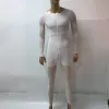 professional body suit for vacuum massage seamless bodysuit white color size optional ZZ